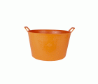 Capazo plástico naranja Nº3 "FLEXTUB" (40 l.)