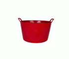 Capazo plástico rojo Nº3 "FLEXTUB" (40 l.)