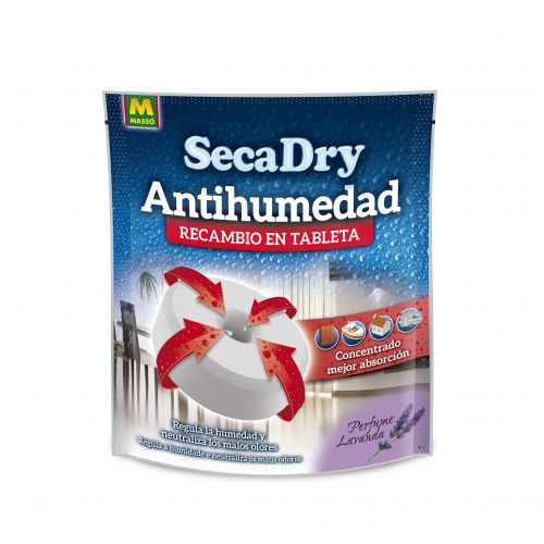 SecaDry Recambio antihumedad 450 gr tableta