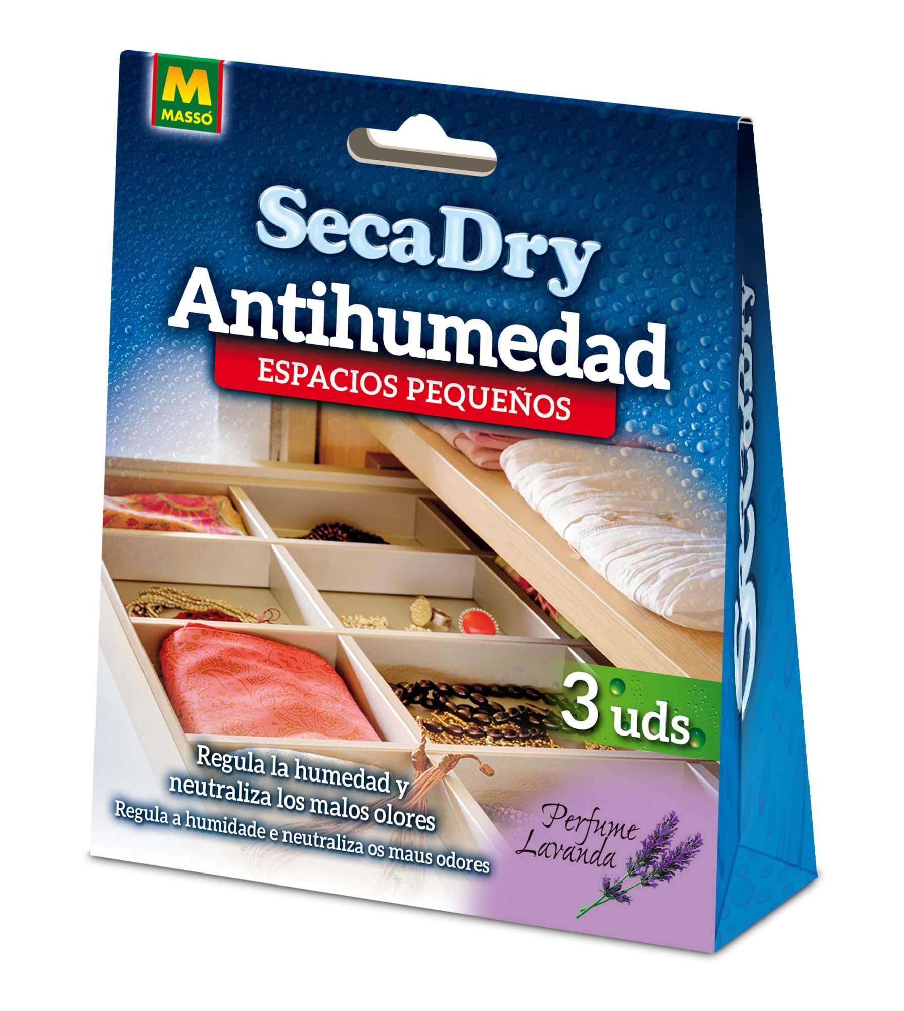 SECADRY Secadry Bolsa en gel antihumedad para espacios pequeños