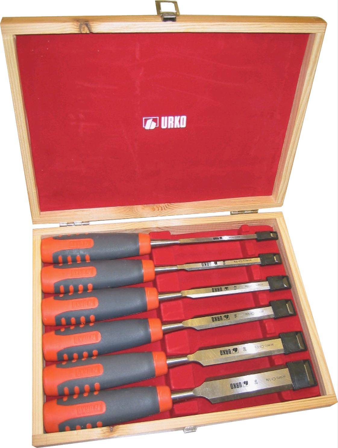 680-P Juego de 6 Formones en Estuche Urko