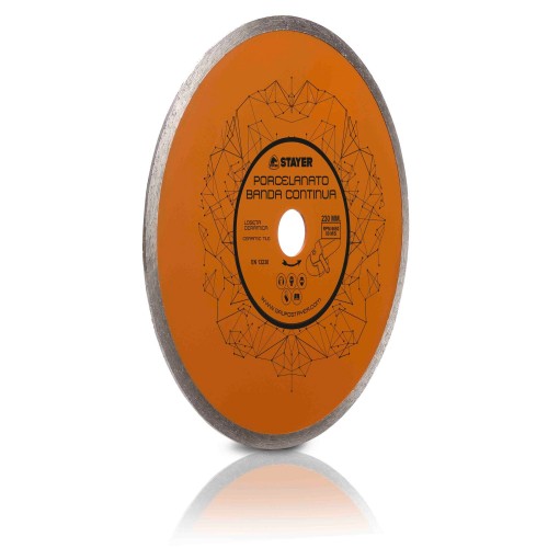 DISCO DE DIAMANTE PROFESSIONAL PORCELÁNICO BANDA CONTINUA