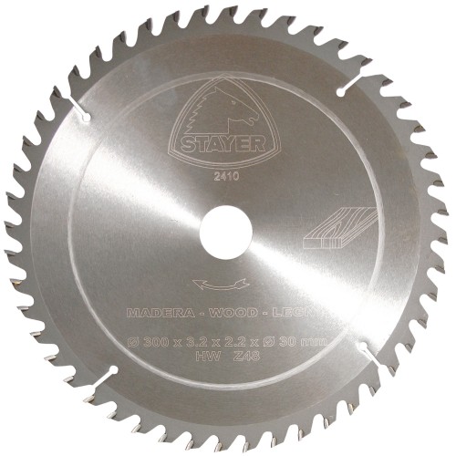 Disco Widia PROFESIONAL para madera Ø 300 x 30 / Z-48 ST