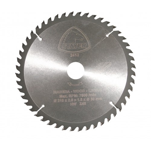 Disco Widia PROFESIONAL para madera Ø 210 x 30 / Z-48 ST