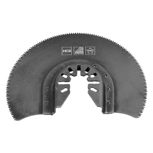 Set para madera y pladur PROFESIOAL (4 unds): Sierra recta de inmersión HCS/BIM, sierra semicircular HCS y espátula.