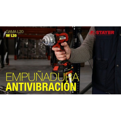 Llave de Impacto PROFESIONAL 1/2” a batería 18V IW L2024 SET