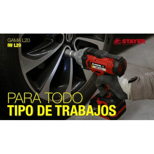Llave de Impacto PROFESIONAL 1/2” a batería 18V IW L2024 SET