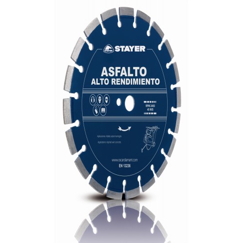 Disco de diamante, ASFALTO ALTO RENDIMIENTO Ø500mm