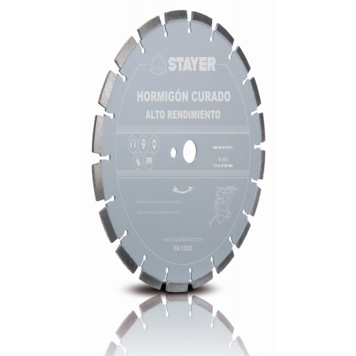 Disco de diamante, HORMIGÓN CURADO ALTO RENDIMIENTO Ø450mm
