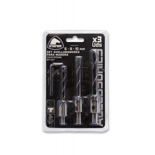 Set 3 avellanadores madera