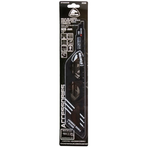 Hoja de sierra (ST900HM) de sable para ladrillo y fibrocemento.