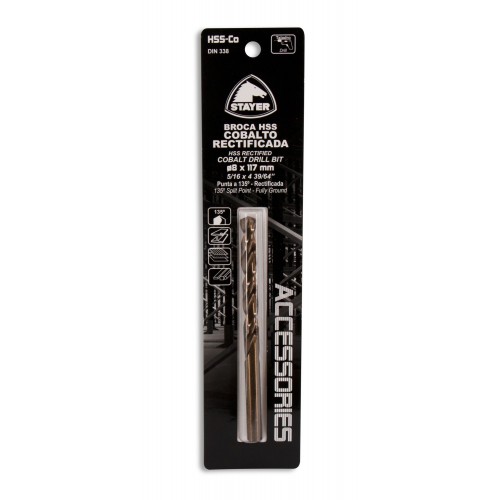 Broca Cobalto ø1.5 x 40 mm
