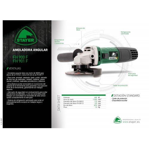 Amoladora angular FH910
