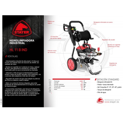 Hidrolimpiadora Industrial HL 11 B IND.