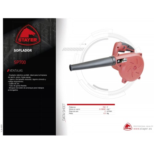 Soplador PROFESIONAL, SP 700