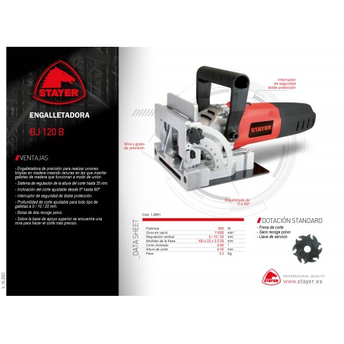 Engalletadora Profesional BJ 120 B