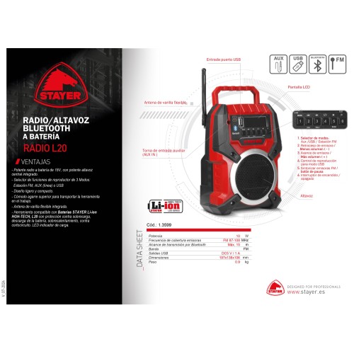 Radio L20 STAYER