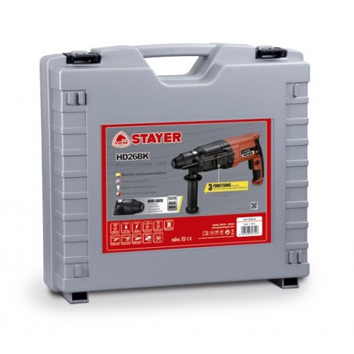 Martillo Rotativo PROFESIONAL SDS-PLUS, HD 26 BK (IKF)