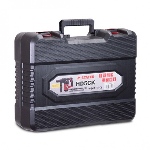 Martillo rotativo SDS-PLUS PROFESIONAL con 4 funciones HD 5 CK