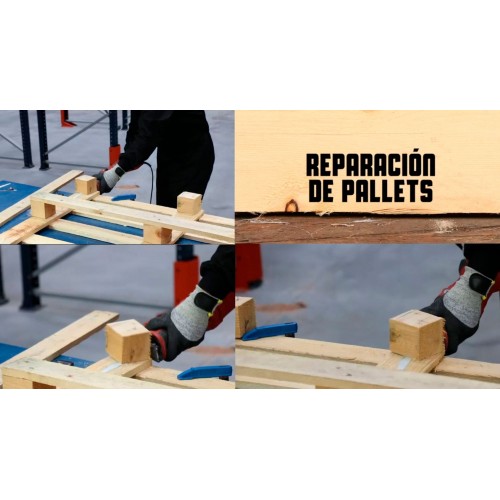 3 Hojas de sierra para sierra de sable, para corte de pallets