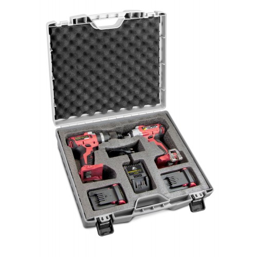 Conjunto de Taladro atornillador + Atornillador de impacto, SET PBL 224 + ISL 224 K (IKF)