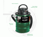 Aspirador de ceniza BC 1200 D
