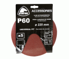 Set de 5 lijas PROFESIONALES de grano 60 para las LP700/710E/1000
