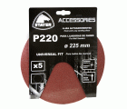 Set de 5 lijas PROFESIONALES de grano 220 para las LP700E