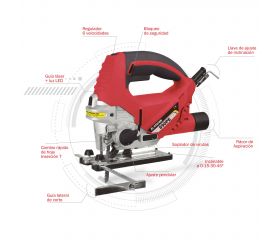 Sierra caladora PROFESIONAL, pendular con cambio rápido de hoja S 90 PE