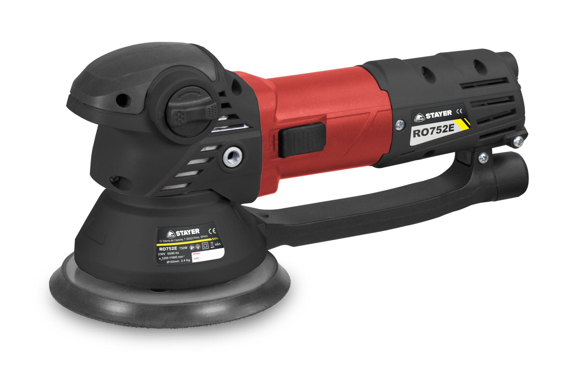 Lijadora rotorbital PROFESIONAL con 3 funciones, RO 752 EK