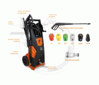 Hidrolimpiadora industrial con 3000W y motor de inducción, HL 3000 IND