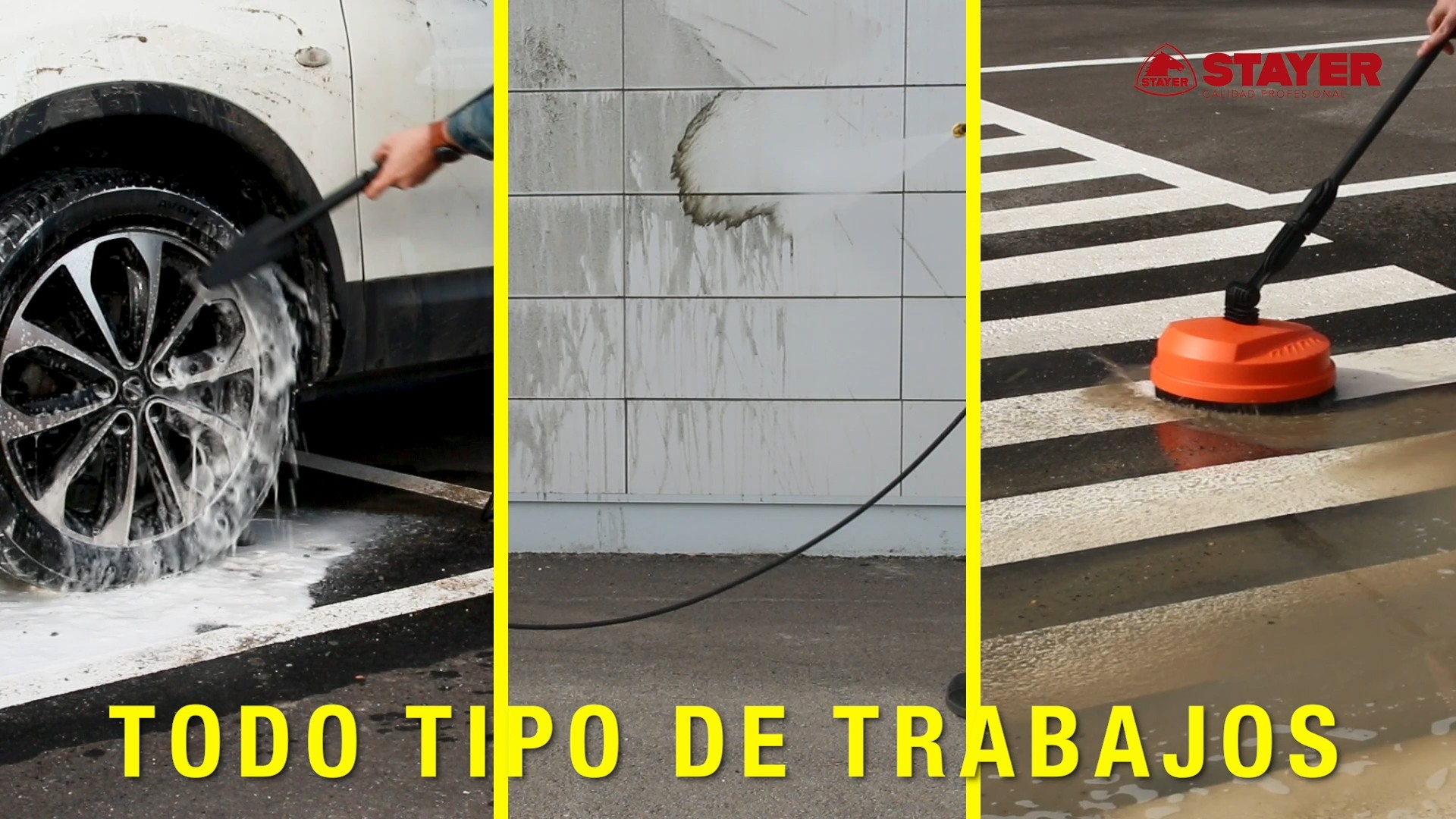 Hidrolimpiadora industrial con 3000W y motor de inducción, HL 3000 IND