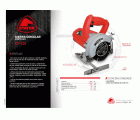 Mini Sierra circular PROFESIONAL de gran potencia Ø125mm CP 125