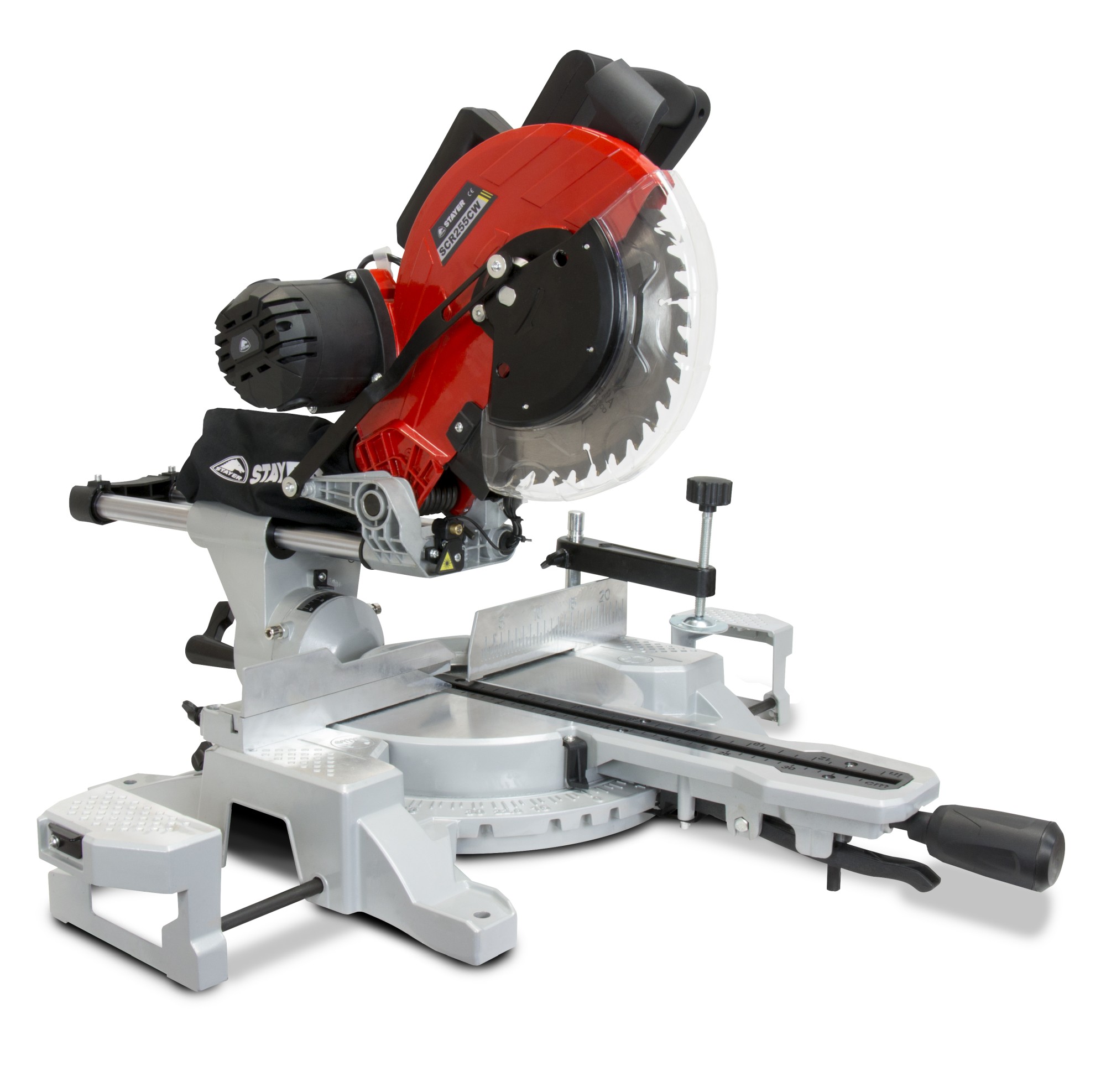 Ingletadora Telescópica PROFESIONAL Ø255 mm con transmisión por correas (silenciosa) SCR 255 CW