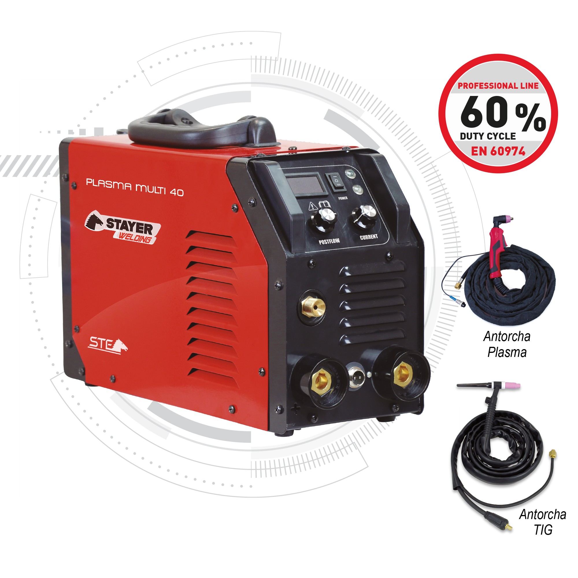 Inverter Industrial de Corte Plasma PLASMA MULTI 40