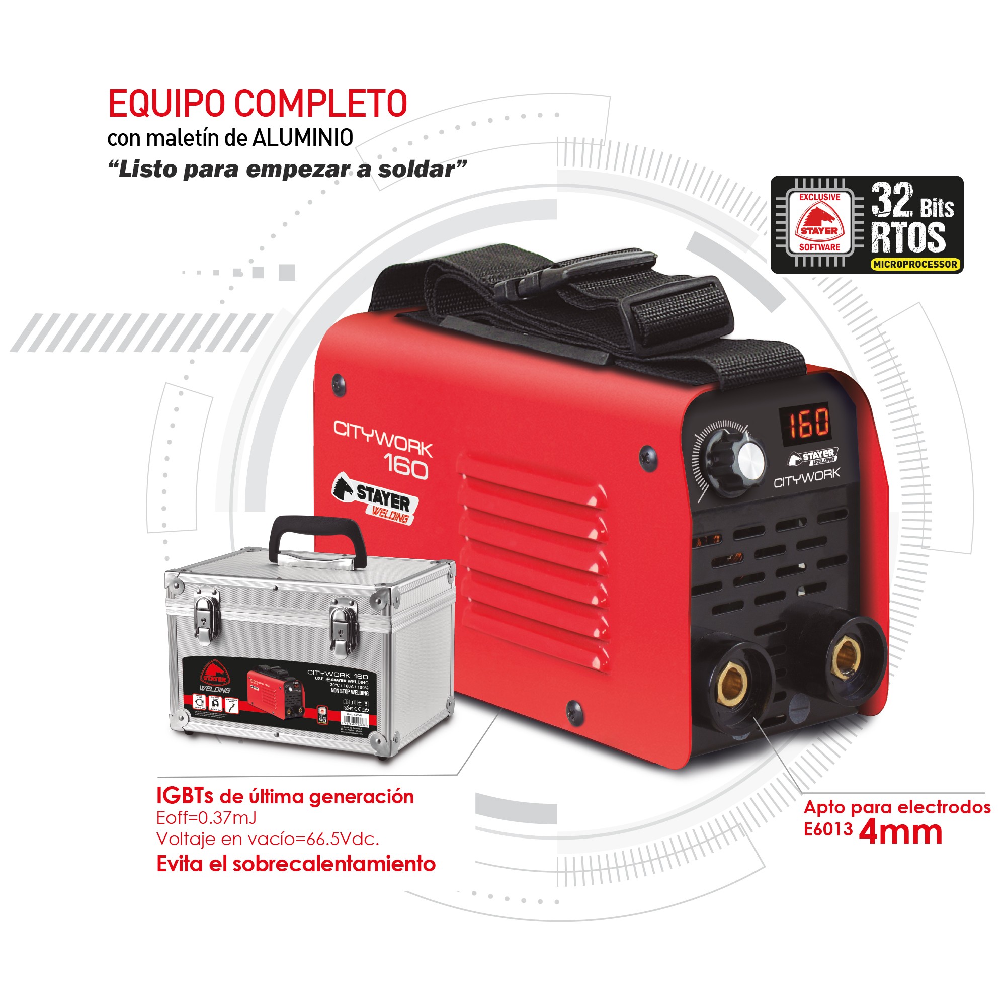 Inverter Profesional MMA CITY WORK 160 K