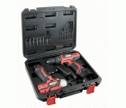 Set PROFESIONAL: Taladro percutor / Atornillador PBL 122 CP + Atornillador de impacto ISL 122 C, INCLUYE: Maletín con brocas y llaves.