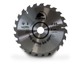 Disco Widia PROFESIONAL para madera Ø 235 x 25,4 / Z-24 ST