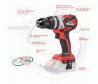 Taladro Atornillador Percutor, PBL 2032/3 PIKF BRUSHLESS