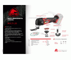 Multiheramienta PROFESIONAL a batería 18V, MULTI L2022 SET