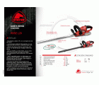 Corta setos PROFESIONAL a batería 18V, ROSE L2022 SET