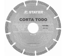 Disco de diamante, CORTA TODO Ø125mm