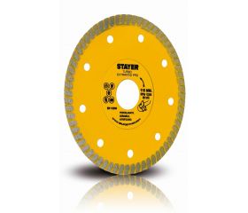 Disco de diamante profesional para Materiales Cerámicos, Turbo extrafino PRO ø115 rx22,2 H7