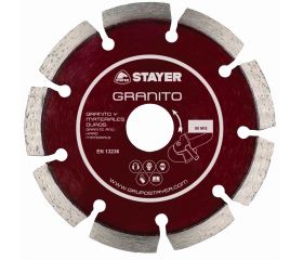 Disco de diamante profesional para Materiales duros y compactos, Láser granito ø115x22,2 H7
