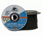 Disco abrasivo profesional para Inox-metal extrafino, Caja 100 uds. disco Extrafino Inox Estándar Ø115x1x22,3
