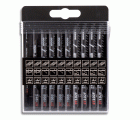 Set de 10 hojas de sierra HCS/BIM para metal y madera.