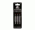 Set de 3 hojas HSS para metal