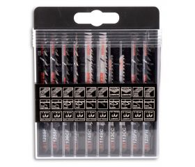 Set de 10 hojas de sierra HCS para madera.