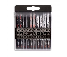 Set de 10 hojas de sierra HCS/BIM para metal y madera.