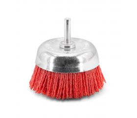 Cepillo Nylon taza, 75mm.